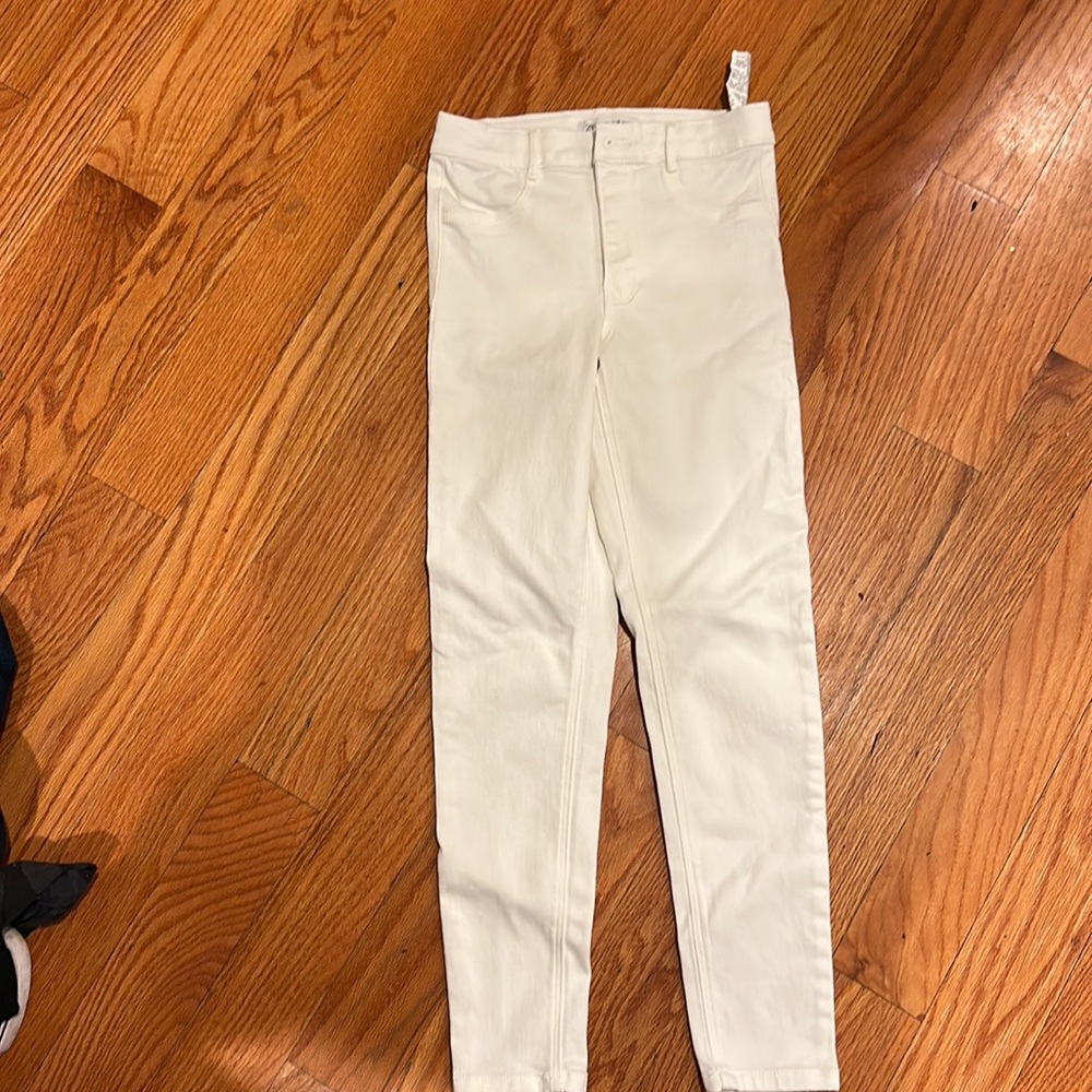 Girls Zara white jean